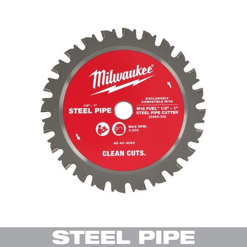 Milwaukee Electric - 1/2 INCH Hyphen 1 INCH Steel Pipe Cutting Blade in Kuwait