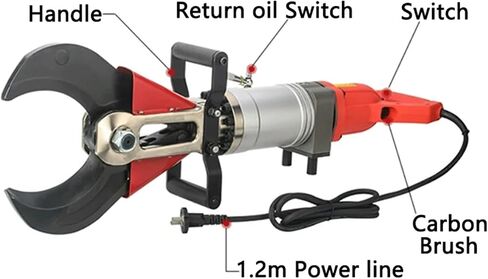 Enhanced Ectric Hydraulic Cab Cutter A-120C Copper Aluminum Armored Cab Shear/Cab Scissors Wire Cutting Machine 120mm in Kuwait