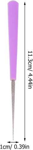 STOBOK Bead Hole Reamer Needle Opener Drill Puncher 5.11In Jewelry Craft Tool with Anti-Skid Handle for DIY Pearl Beads Hole Expansion in Kuwait