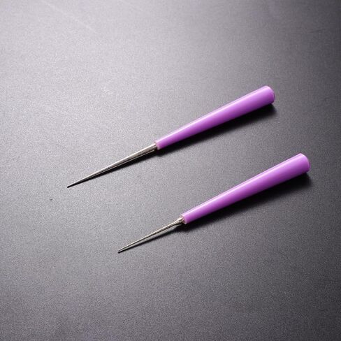 STOBOK Bead Hole Reamer Needle Opener Drill Puncher 5.11In Jewelry Craft Tool with Anti-Skid Handle for DIY Pearl Beads Hole Expansion in Kuwait
