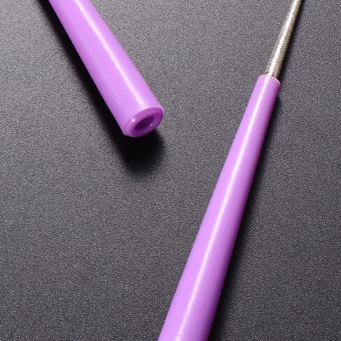 STOBOK Bead Hole Reamer Needle Opener Drill Puncher 5.11In Jewelry Craft Tool with Anti-Skid Handle for DIY Pearl Beads Hole Expansion in Kuwait