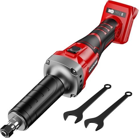1100W Brushless Braking Die Grinder Compatible with Milwaukee Battery, 3 Level Variable Speed Up to 26000RPM, 1/4" Precision Drill Chuck for Grinding, Polishing, Drilling (Batteries Not Included) in Kuwait