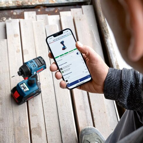 Bosch Professional 18V System Cordless Impact Driver GDR 18V-220 C (up to 3,400 RPM, Torque of 220 Nm, brushless Motor, Without Batteries and Charger, incl. 1 x Belt Clip, 1 x bit Holder) in Kuwait