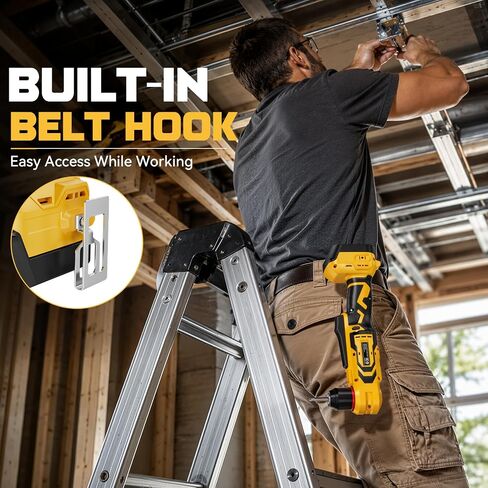 DIYtoolifz Cordless Right Angle Drill Compatible with Dewalt 20V Battery, 3/8" Angle Drill with Brushless Motor,400 in-lb,2 Speed & LED Light, Compact for Tight Spaces Drilling & Screws (Tool Only) in Kuwait