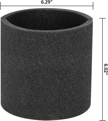 3 Pack 90585 Foam Sleeve VF2001 Foam Filter Replacements for Shop-Vac | Wet/Dry Vacuum filter 5-16 Gallon, Vacmaster Shop Vacuum Cleaner foam filter, Replace Parts # 9058500 in Kuwait