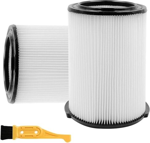 2-Pack VF4000 Replacement Filter for Ridgid 72947 Standard Wet dry Vac 5 to 20 Gallon 6-9 Gal Husky Vacuum Compatible WD5500 WD0671 RV2400A RV2600B Vac in Saudi Arabia