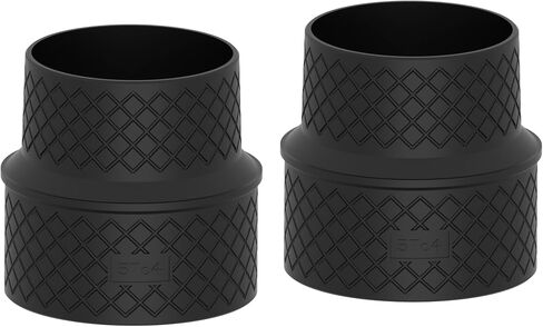 5" to 4" Hose Reducer Adapter for 70170, Converts Vacuum & Dust Collection System Accessories, Durable ABS Construction, Black in Kuwait