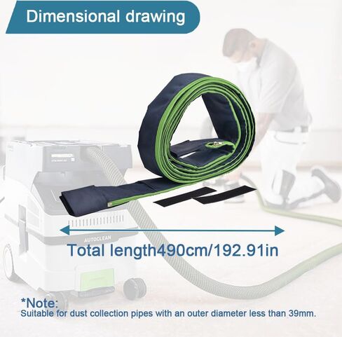 5m vacuum hose protective cover for Festool vacuum hose D27/32×5m hose. D27/32×5m hose vacuum hose protective cover in Kuwait
