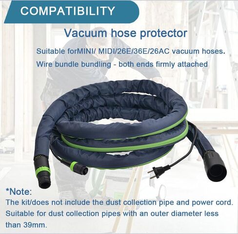 5m vacuum hose protective cover for Festool vacuum hose D27/32×5m hose. D27/32×5m hose vacuum hose protective cover in Kuwait