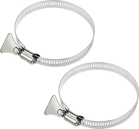 8" x 10FT PVC Dust Collection Hose, Heavy Duty Flexible Dust Collector Hose with Steel Wire Clamps for Woodworking, CNC Machines, Table Saws & Workshop Dust Collection Systems in Kuwait