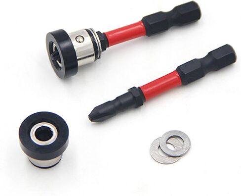 5pcs Drywall Screw Setter Bits, PH2 Magnetic Depth Stop, Adjustable Collar Design, S2 Steel Hex Shank, 2 Inch for Sheetrock, Wood & Home Repairs (5) in Kuwait