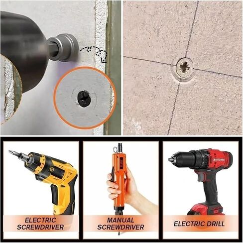 5pcs Drywall Screw Setter Bits, PH2 Magnetic Depth Stop, Adjustable Collar Design, S2 Steel Hex Shank, 2 Inch for Sheetrock, Wood & Home Repairs (5) in Kuwait