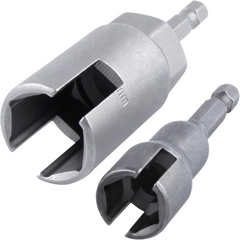 2 Pack Power Wing Nut Driver Set (2 Size 12mm,19mm) Wing Nut Drill Bit Socket Wrench Tool Set with 1/4 Quick Connect Hex Shank for Panel Nuts C Hook Bolts Eye Screws Q-Hanger in Kuwait