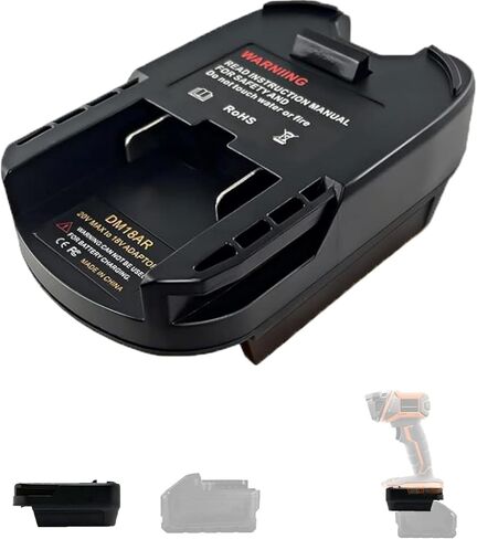 for Milwaukee to for Ryobi Battery Adapter (for M18 Battery Work for Ryobi 18V Tool) in Kuwait