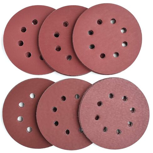 5-Inch 8-Hole Hook and Loop Sanding Discs Fine Mixed Grits, 60-Pack | 600/800/1000/1200/1500/2000 Fine Assorted Grit Sandpaper for 5 Inch Random Orbit Sander in Saudi Arabia