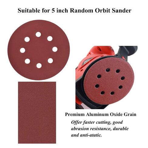 5-Inch 8-Hole Hook and Loop Sanding Discs Fine Mixed Grits, 60-Pack | 600/800/1000/1200/1500/2000 Fine Assorted Grit Sandpaper for 5 Inch Random Orbit Sander in Saudi Arabia