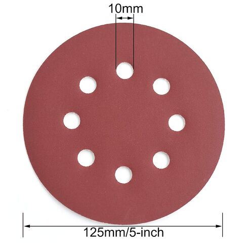 5-Inch 8-Hole Hook and Loop Sanding Discs Fine Mixed Grits, 60-Pack | 600/800/1000/1200/1500/2000 Fine Assorted Grit Sandpaper for 5 Inch Random Orbit Sander in Saudi Arabia