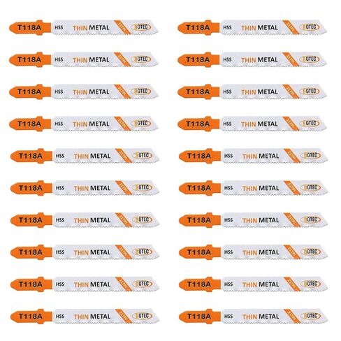 50PCS T Shank Jigsaw Blades Set - BGTEC HCS/HSS Jig Saw Blades for Wood, Plastic and Metal Cutting(T118A,T118B,T101AO,T101B,T101BR,T144D) in Kuwait
