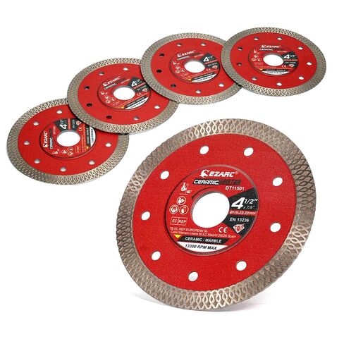 EZARC 3 inch Super Thin Diamond Blade, Diamond Saw Blades for Angle Grinder, 3" Tile Blade for Smooth Cutting Porcelain Ceramic Granite Marble Tile, 3/8" Arbor (2-Pack) in Kuwait