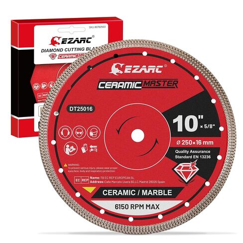 EZARC 3 inch Super Thin Diamond Blade, Diamond Saw Blades for Angle Grinder, 3" Tile Blade for Smooth Cutting Porcelain Ceramic Granite Marble Tile, 3/8" Arbor (2-Pack) in Kuwait