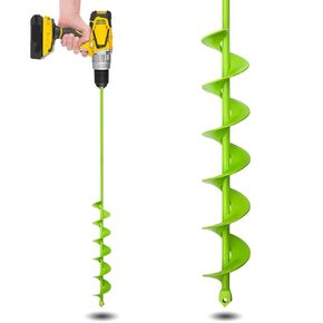 2"x32“ Auger Drill Bit for Planting, Heavy-Duty Planting Auger for Bulbs, Post Hole Digger for 3/8"Hex Drive Drill in Kuwait
