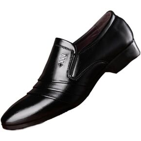 Men's Summer Leather Shoes Large Size Casual Business Wedding Shoes Oxfords(9) in Kuwait