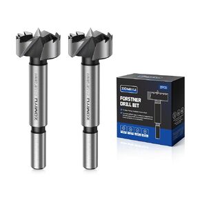 2" Forstner Drill Bit for Woodworking, Forstner Bit with Precision Multi-Tooth Design for Wood, Plywood, Plastic, Flat Bottom and Pocket Holes, Round Shank in Kuwait