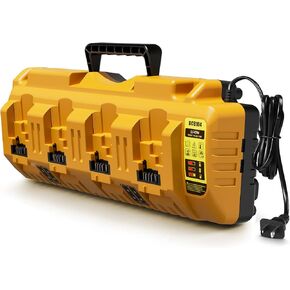 Lenoya DCB104 Replacement for Dewalt 12v 20v Max Multi Battery Charger Station DCB104(Black and Orange) in Kuwait