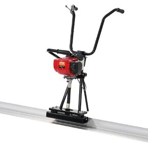 VEVOR Concrete Power Screed, 6ft/8ft/11ft Aluminum Board Straight Edge Bar Set, 4 Stroke Cement Finishing Vibrating Motor w/Height Adjustable Handles, High Efficient Concrete Tool 6500RPM in Kuwait