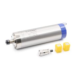 G-Penny 1.5KW Water Cooled CNC Spindle Motor 65mm 220V ER11, 4 Pcs 7 Series Bearings, 24000 Speed, 0.01mm Runout Accuracy CNC Router Motor for Wood Acrylic Metal Engraving Milling (110, Volts (AC)) in Saudi Arabia