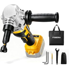 Cordless Metal Nibbler Compatible with DeWalt 20V Battery, 18 Gauge Electric Nibbler, 30000RPM Brushless Metal Cutter with 3 Speed, Assist Handle & 2 Blades for Stainless Steel, Aluminum (No Battery) in Kuwait