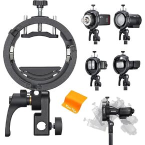 Godox S2 قوس S-Type Speedlite حامل تثبيت لـ Godox V1 AD400Pro AD200Pro AD200 V860II TT685 TT600 TT350 Flash Snoot Softbox Beauty Dish Reflective Umbrella in Kuwait