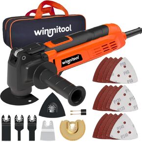 Oscillating Tool, 23000 OPM Corded Oscillating Multi Tool Kit with 26Pcs Saw Accessories, 3.2°Oscillation Angle, 7 Variable Speeds, Electric Oscillating Saw with Auxiliary Handle&Carrying Bag in Kuwait