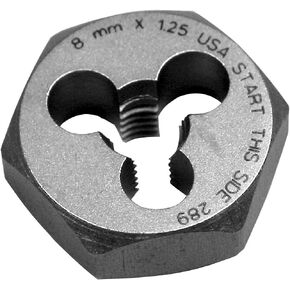84060 Type 790 Hi-Carbon Steel Metric Hex Die Bit (3 Pack), 6mm x 1.00mm in Kuwait
