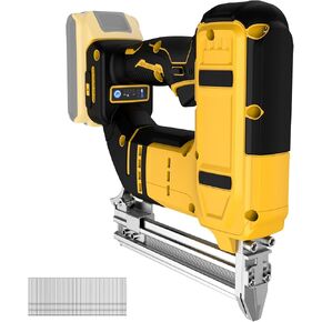 18 Gauge Cordless Brad Nailer for Dewalt 20V MAX Battery, Battery Powered Nail Gun with 1000 Nails, Lightweight Electric Nail Gun for Woodworking, Framing, DIY & Home Improvement (No Battery) in Kuwait