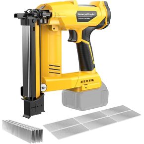 3-in-1 Cordless Brad Nailer Compatible with Dewalt 20V Battery(No Battery) | 16GA & 18 GA Finish Nailer, Brad Nailer, and Narrow Crown Staple Gun with Adjustable Depth,Tool-Free Jam Release in Kuwait