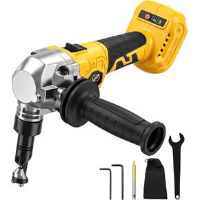 Cordless Metal Nibbler Compatible with DeWALT 20v Max Battery Brushless Motor 16 Gauge Variable Speed Assist Handle For Metal Cutting, Stainless Steel and Aluminum (No Battery) in Kuwait