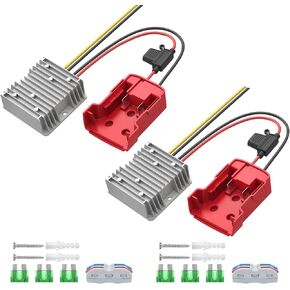 300W Power Voltage Regulator Compatible with Milwaukee 18V Battery | 2V-30V Voltage Regulator with 1 DC Voltage Regulating Socket, 1 USB Ports & 140W Type-C Charging, 15W Wireless Charging in Saudi Arabia