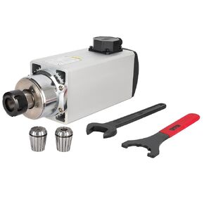 CNC Spindle CNC Motor 220V 7.5KW 7500W Square Air Cooled Spindle Motor 4 Bearings ER32 18000RPM 300HZ for CNC Router Machine in Kuwait