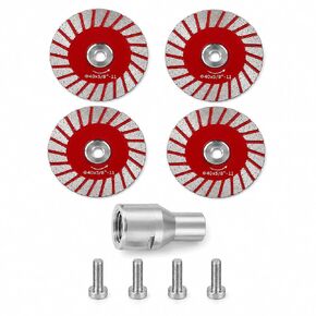 1.57" Diamond Saw Blades Set,Include Removable Flange (5/8-11 Thread) | 40mm Mini Diamond Engraving Blade,1.57 Diamond Saw Blades Set Precision Stone Cutting,for Granite,Marble in Kuwait