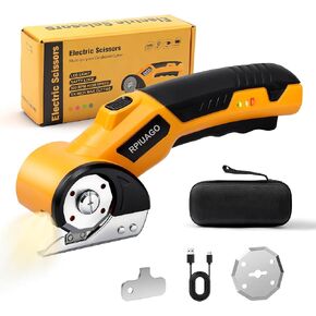 Cordless Electric Scissors, 3000mAh Battery Electric Cardboard Cutter | High-Torque Motor, 2 SK5 Blades, LED Light, Electric Box Cutter for Cardboard, Plastic, Leather, Carpet & DIY Projects in Kuwait