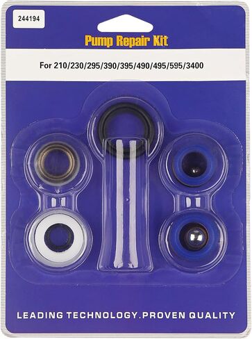 244194 Pump Repair Packing Kit, for Graco Airless Paint 210 230 295 390 395 490 495 595 3400 Sprayers in Kuwait
