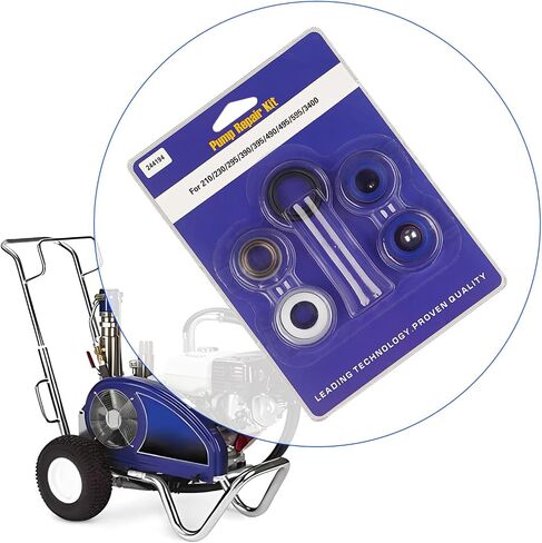 244194 Pump Repair Packing Kit, for Graco Airless Paint 210 230 295 390 395 490 495 595 3400 Sprayers in Kuwait