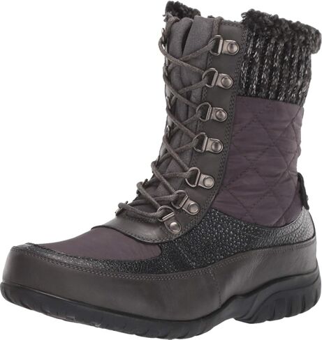 Propét Womens Delaney Frost Snow Casual Boots Ankle - Black - Size 6 2E in Kuwait