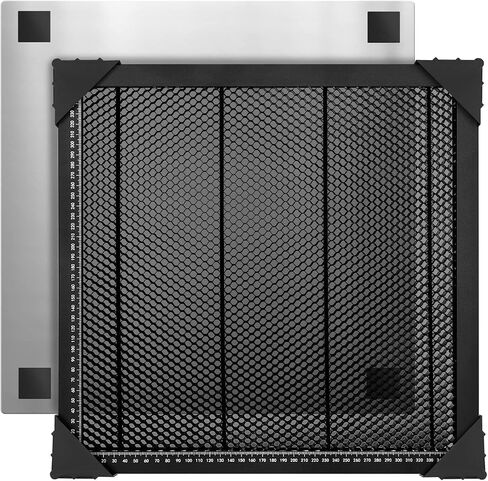 Honeycomb Laser Bed 400x400mm Honeycomb Cutting Table for Laser Cutter Engraver Cutting, Aluminum Honeycomb Working Table Kit with Aluminum Plate (15.7" x15.7") in Kuwait