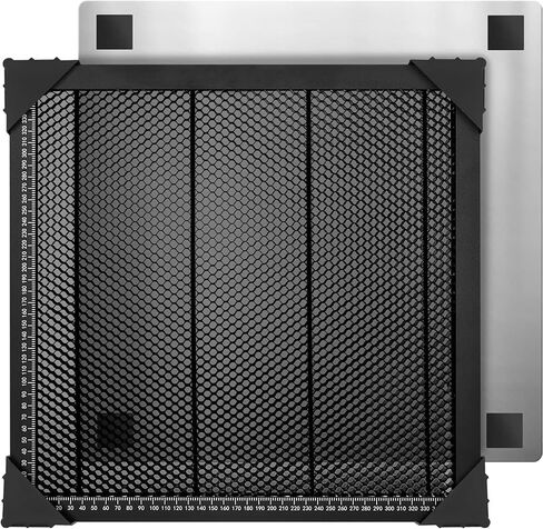 Honeycomb Laser Bed 400x400mm Honeycomb Cutting Table for Laser Cutter Engraver Cutting, Aluminum Honeycomb Working Table Kit with Aluminum Plate (15.7" x15.7") in Kuwait