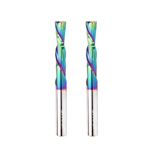 NE13 Downcut Spiral Router Bit 1/4 Inch Shank, 1/4 Cutting Diameter Solid Carbide End Mill with DLC Toating for Wood Mortises and Cutting Dadoes Carving in Kuwait