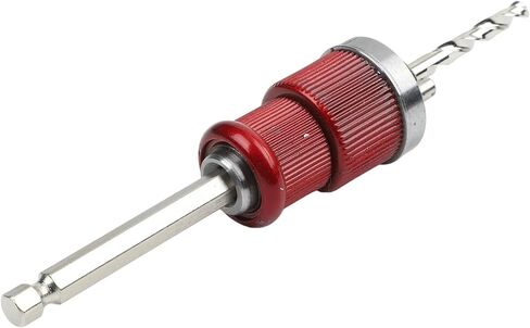 Woodworking Hole Opener Quick-Connect Self-Locking Extension Rod, 10mm Hex Shank, 16mm and 5/8 inch Thread, Compatible with Bi-Metal Hole Saws in Kuwait