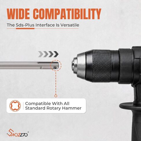 11.81" SDS Plus to SDS Plus Adapter,SDS Plus Extension with Quick-Change Collet Adapter,for Deep-Hole & Confined-Space Operations in Kuwait