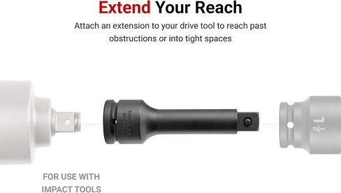 TEKTON 3/4 Inch Drive Extension Set, 4-Piece (Pin Detent) | SIA93008 in Kuwait